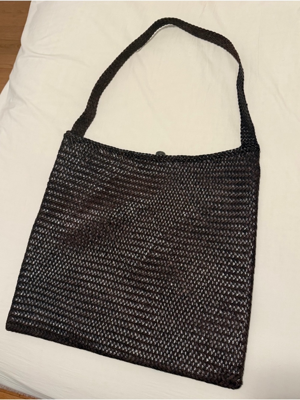 Dragon Diffusion Dark Brown Woven Tote Bag - BRAND NEW - Picture 2 of 2